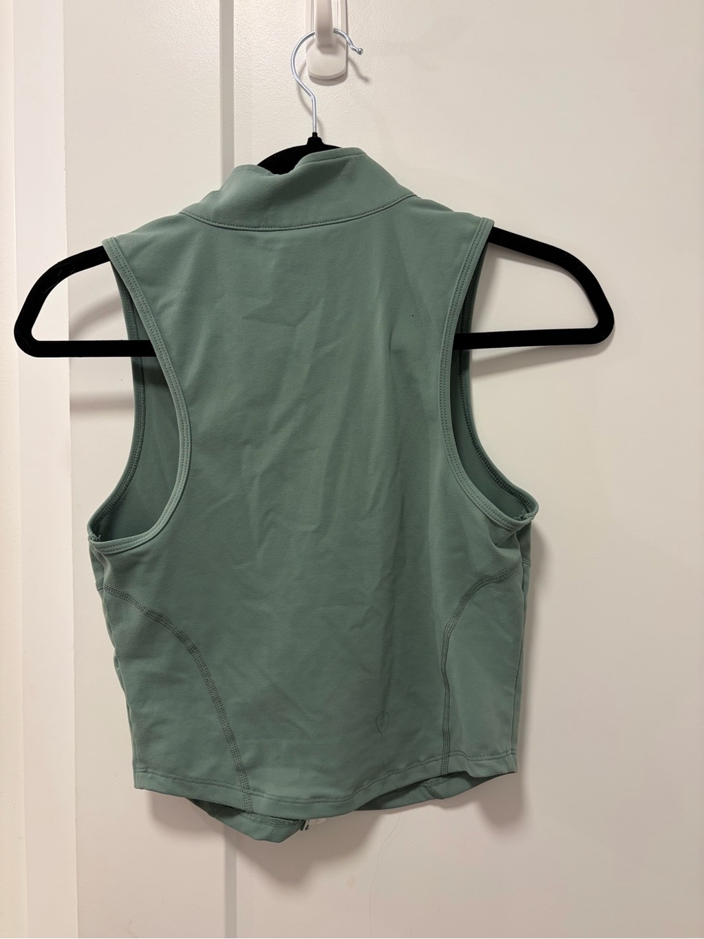 Streetwear Society Sage Green Zip-Front Tank Top - Picture 2 of 3